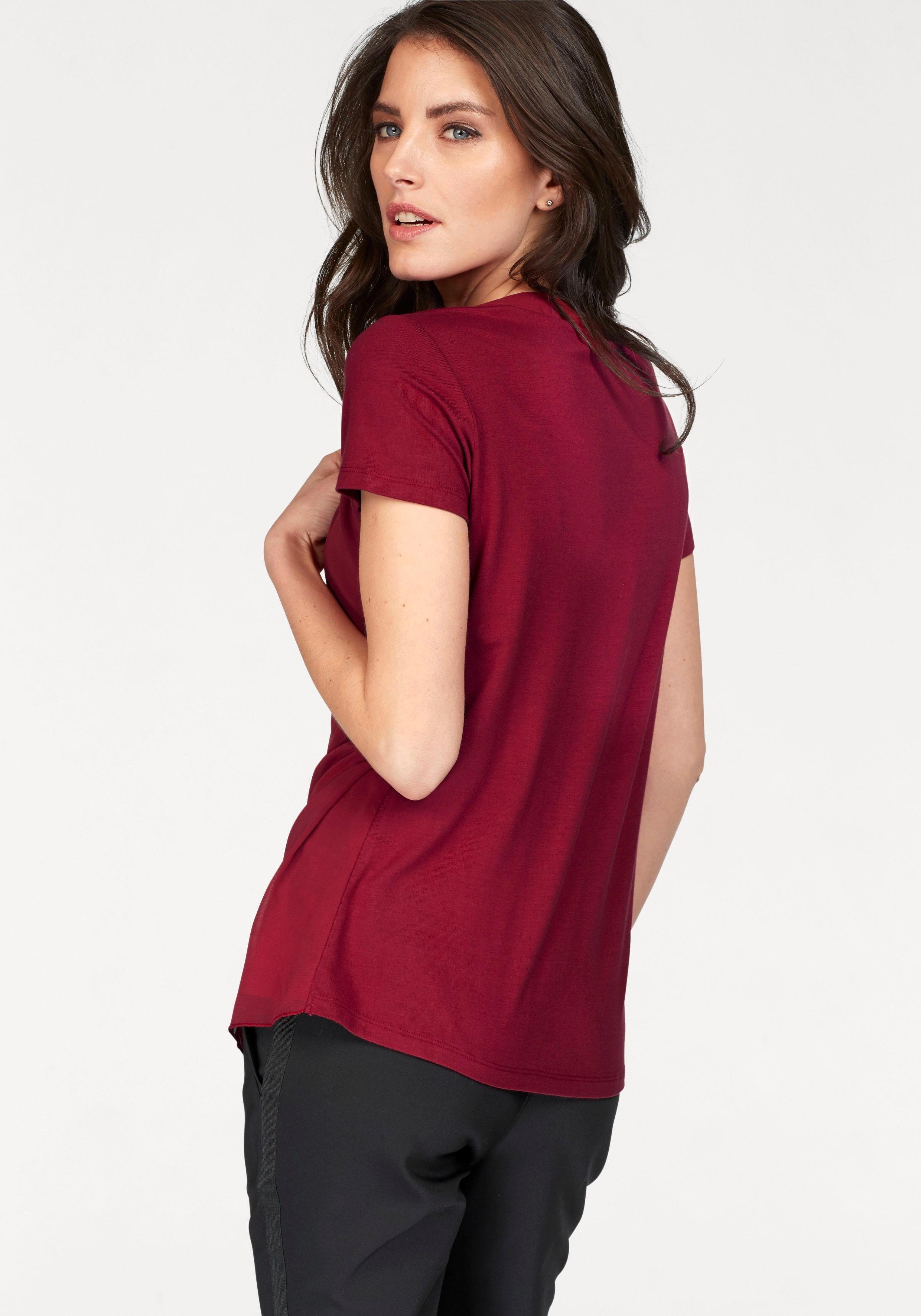 Aniston SELECTED Shirtbluse mit gedoppeltem Vorderteil