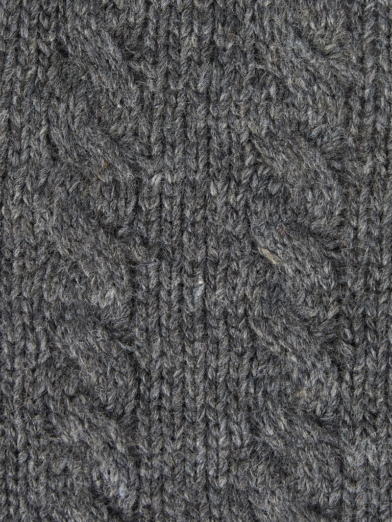 Handschuhe aus Wolle in anthrazit