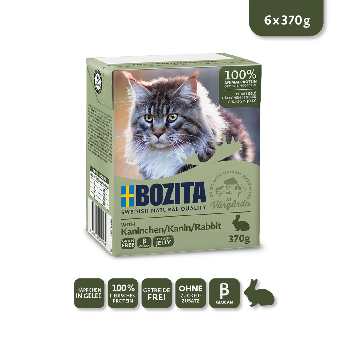 Bozita Tetra Häppchen in Gelee mit Kaninchen kaufen bei ZooRoyal