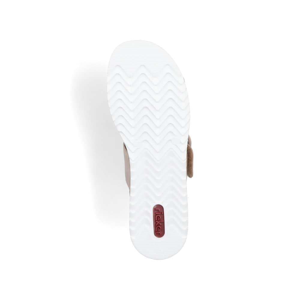 Rieker Damen Pantoletten cremebeige