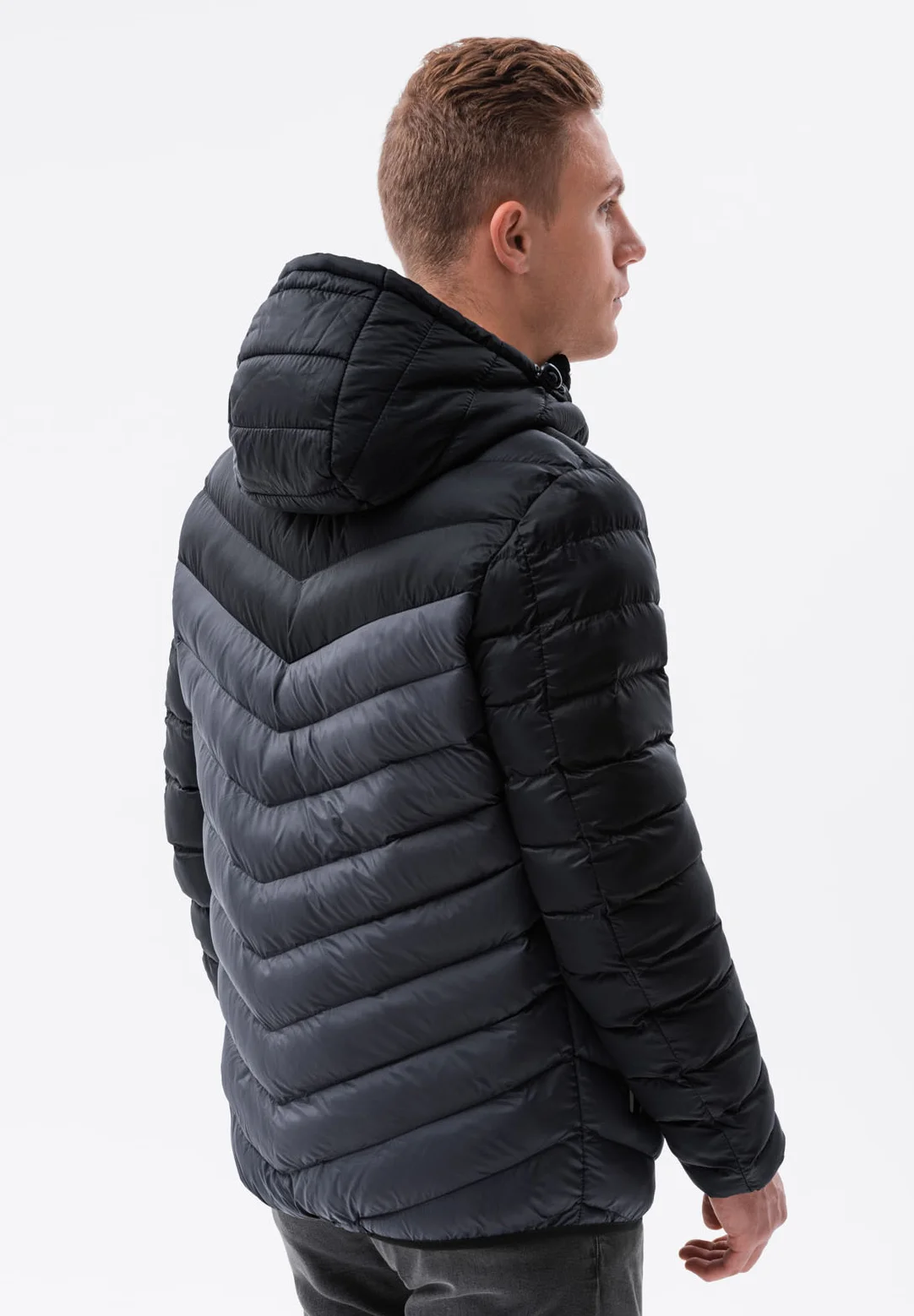 Chaqueta de invierno ombré