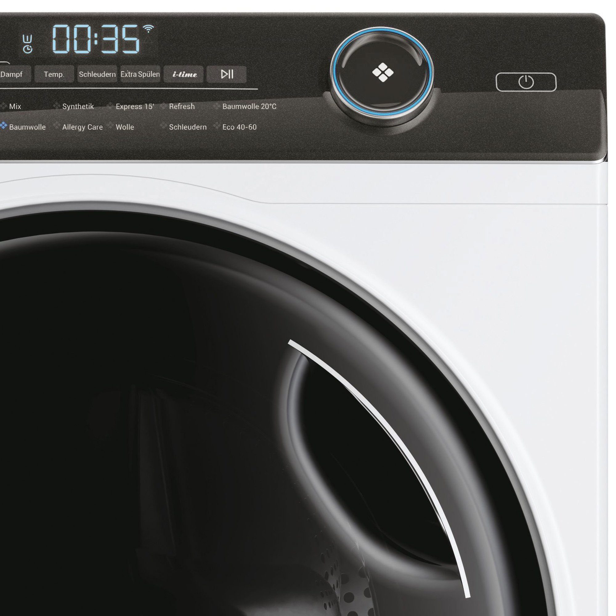 Haier Waschmaschine HW90-B14TEAM5, 9,00 kg, 1400 U/min, Smart hOn App, i-Time, Refres