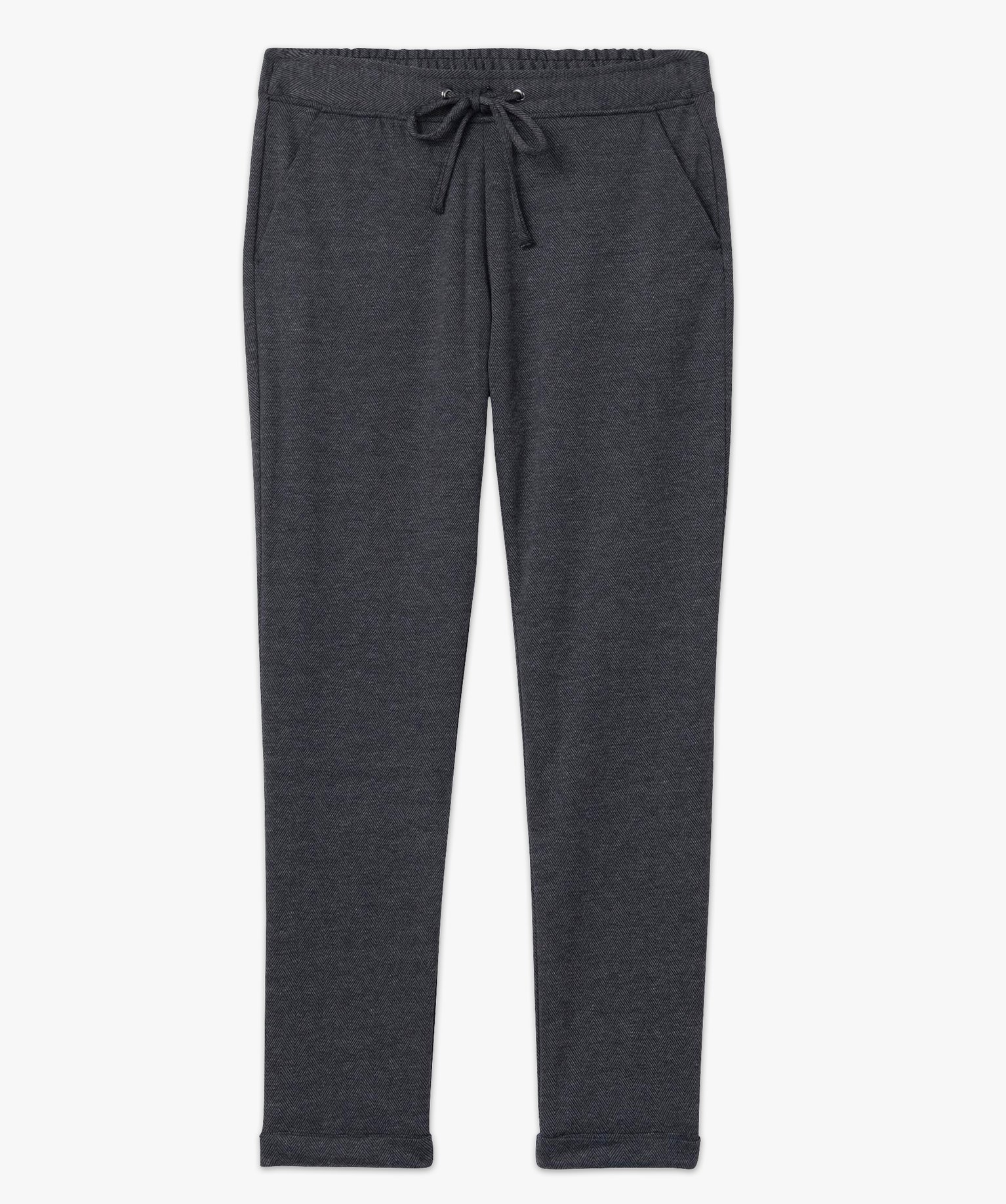 Pantalon en maille extensible à micro motifs femme imprime | GEMO