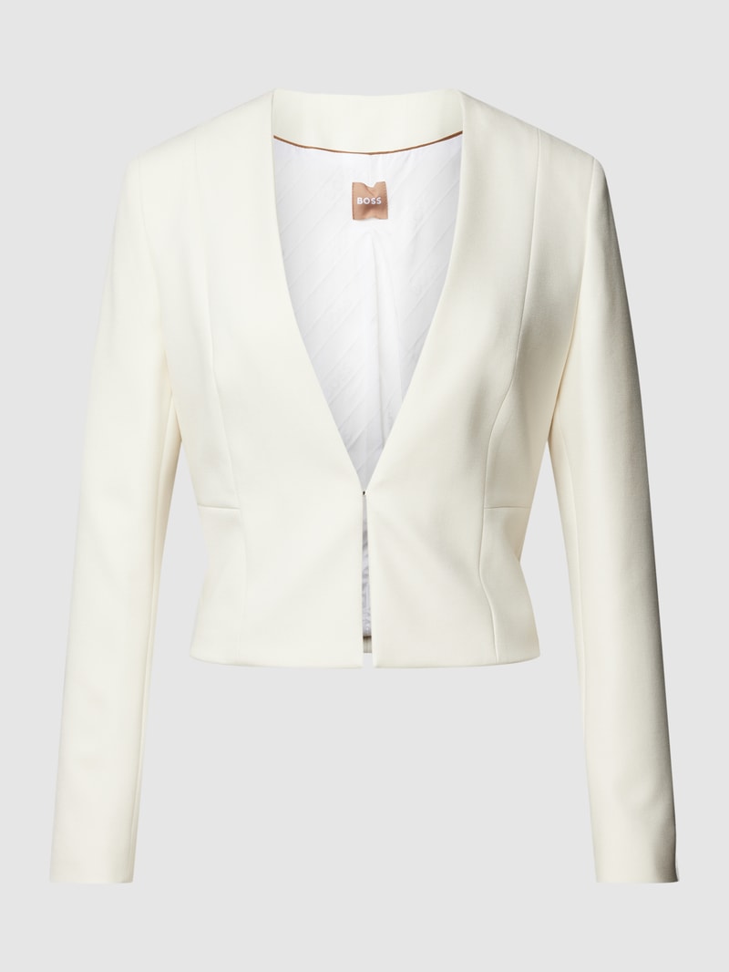 Blazer mit Teilungsnähten Modell 'Jamaisa' in offwhite