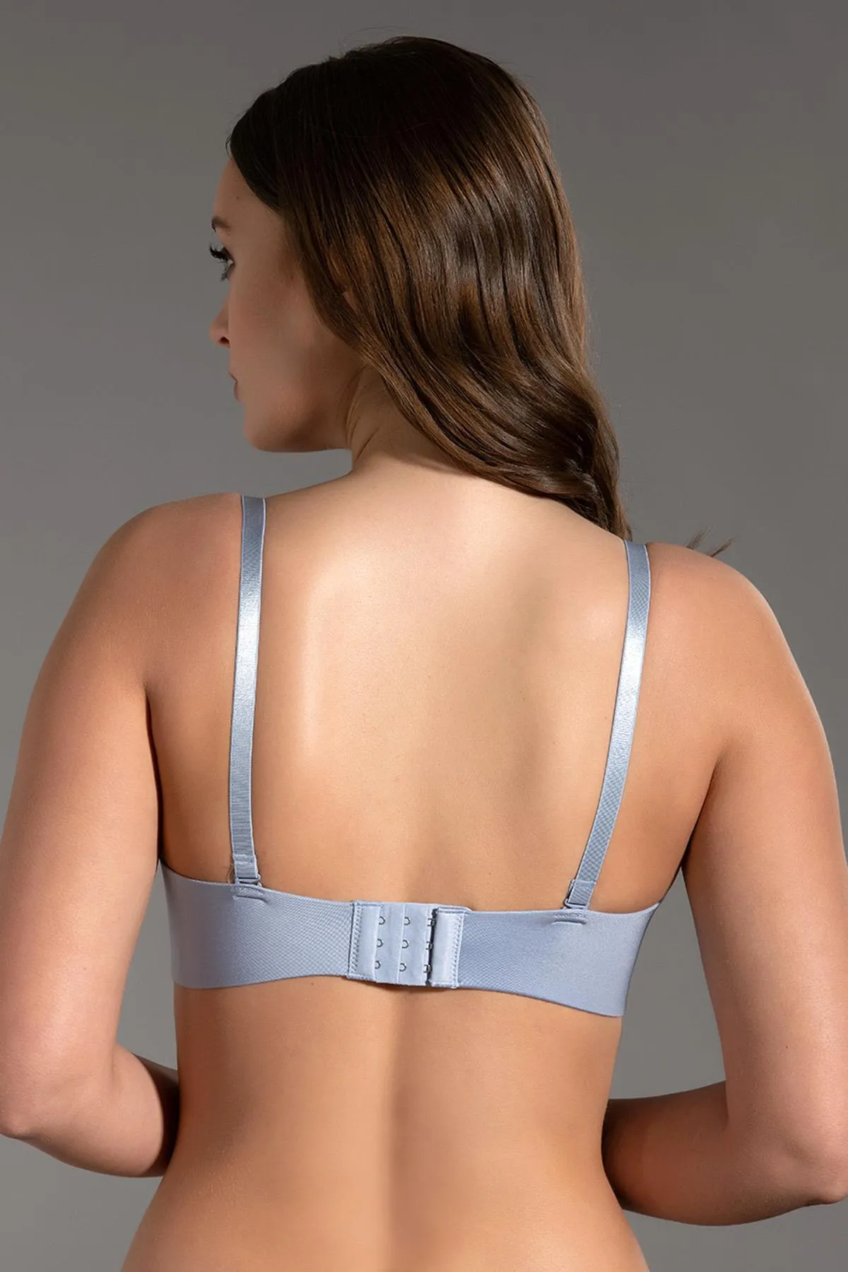 C&City  Unterstützte Laser Soft Cap Strapless C16055 Hellblau