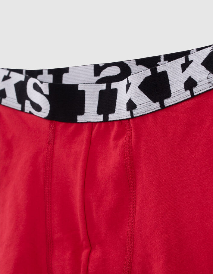 Boxers rouge et bleu garçon