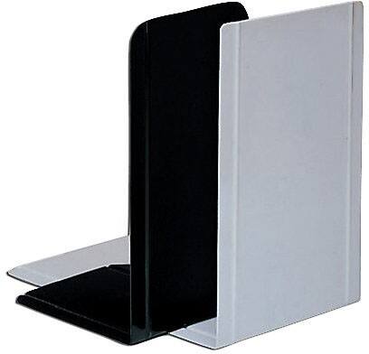 Maul Buchstütze Metall Grau 16,8 x 24 x 24 cm 2 Stück