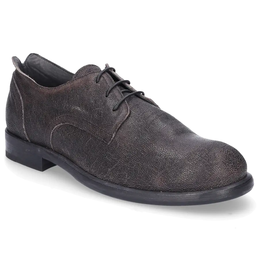 Fiorentini + Baker - Schnürschuhe GUMY Glattleder Prägung schwarz - schwarz