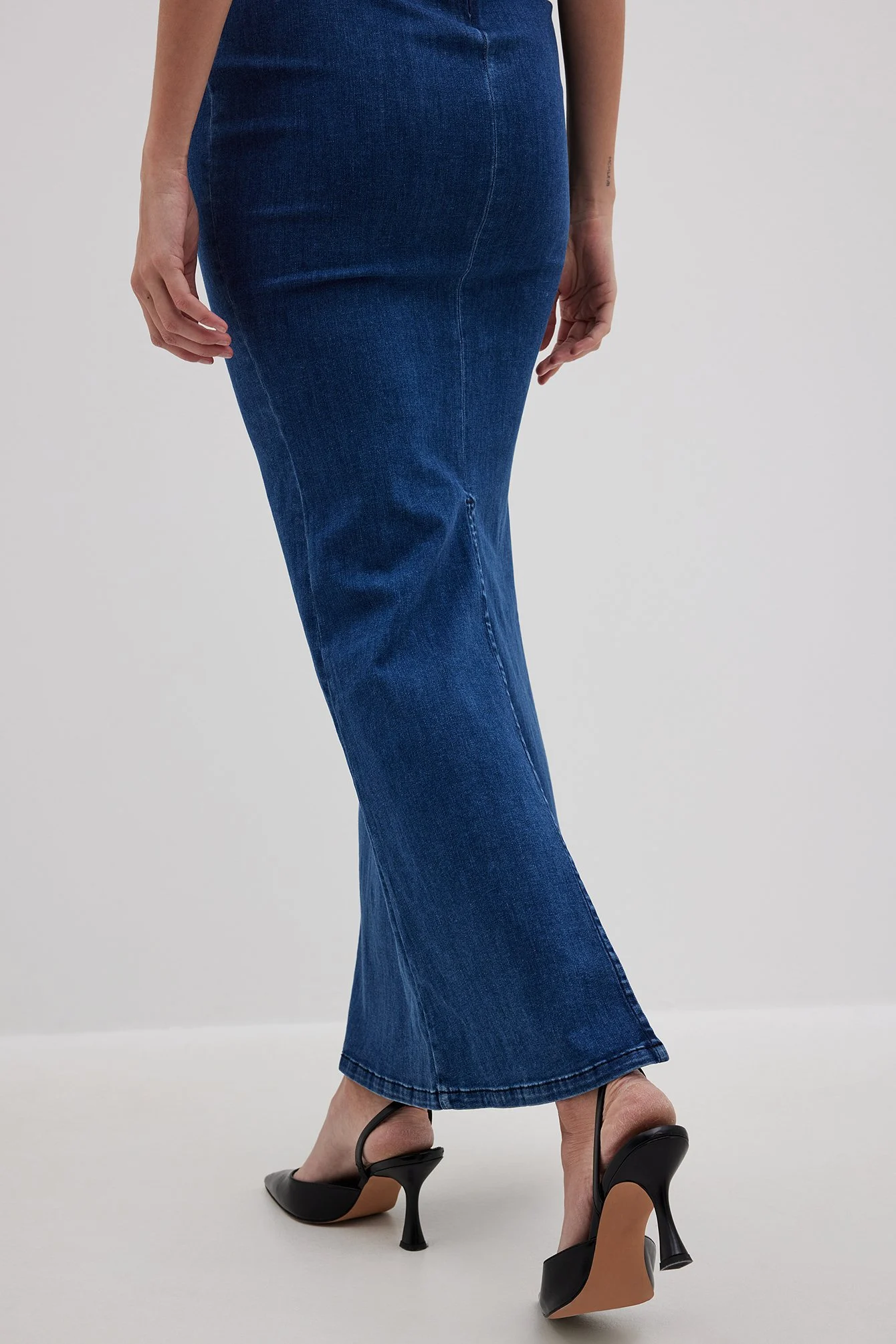 Maxikleid aus Denim