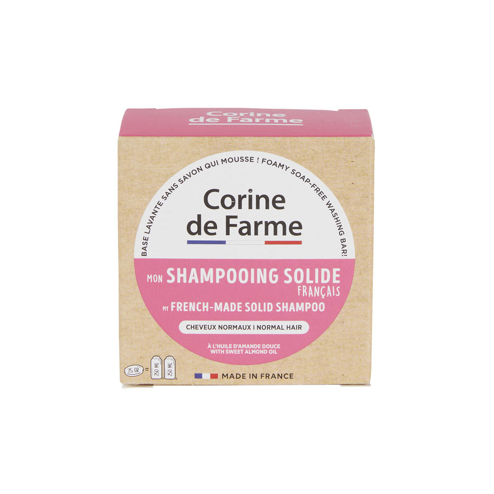 corine de farme Shampooing solide cheveux normaux Capillaires