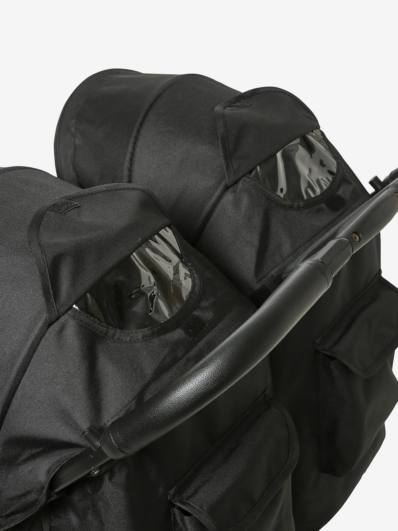 Poussette double Spica VERTBAUDET noir