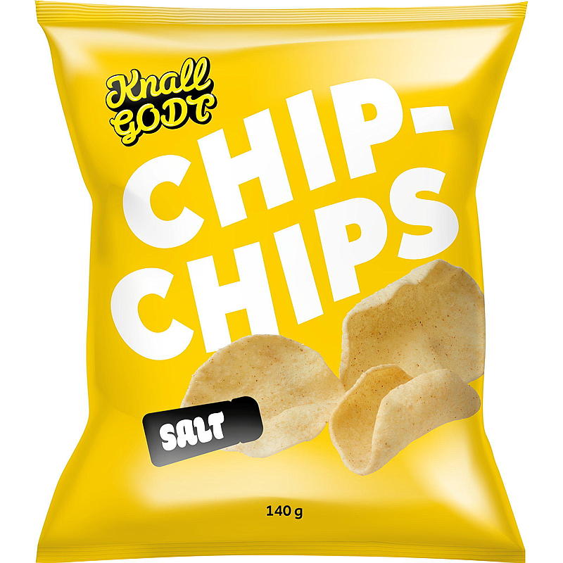 KnallGodt Chip-chips 140 g Salt Knallgodt