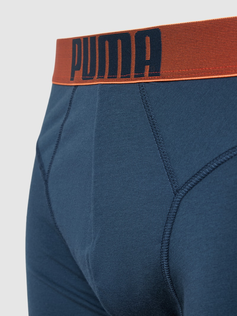 Boxershorts mit elastischem Logo-Bund im 2er-Pack in dunkelblau
