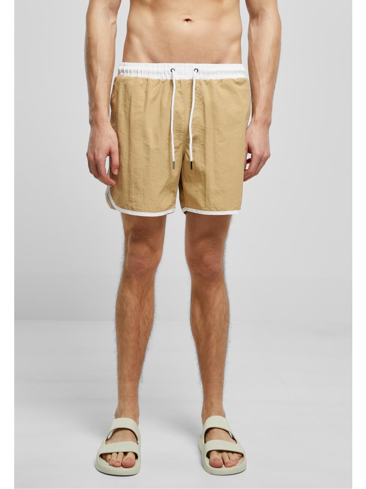 Urban Classics Urban Classics Badeshorts in white/unionbeige günstig kaufen