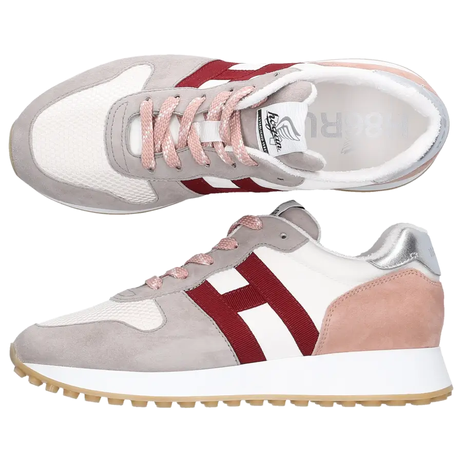 Hogan - Sneaker low H429 Veloursleder - rot