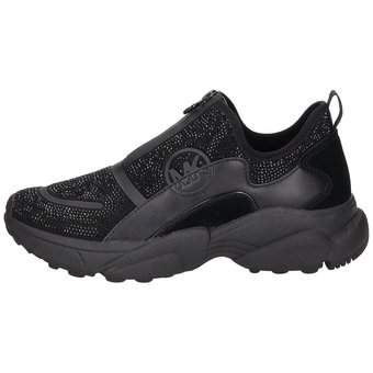 Michael Kors Sami Zip Trainer Sneaker in schwarz
