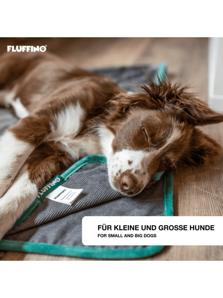 FLUFFINO Hundedecke/ Wendedecke / Kuscheldecke - 150x100 cm - Grau günstig kaufen onesize