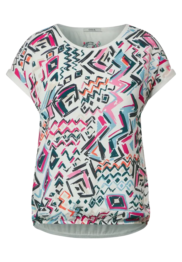 CECIL Materialmix T-Shirt