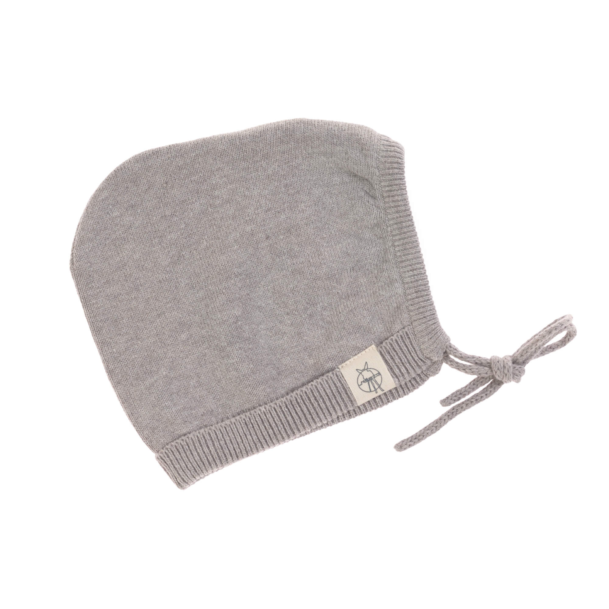 Baby Mütze - Strickmütze, Grau