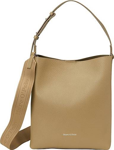 Marc O'Polo Hobo-Bag aus fein genarbtem Rindleder