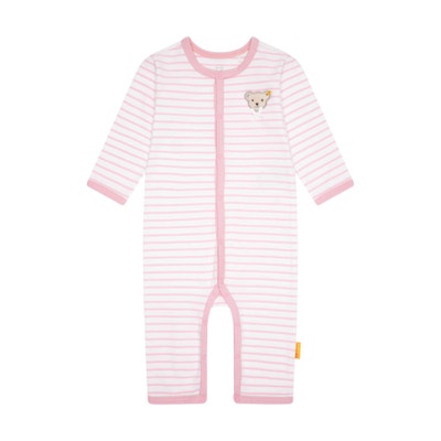 Strampler langarm, rosa für Mädchen