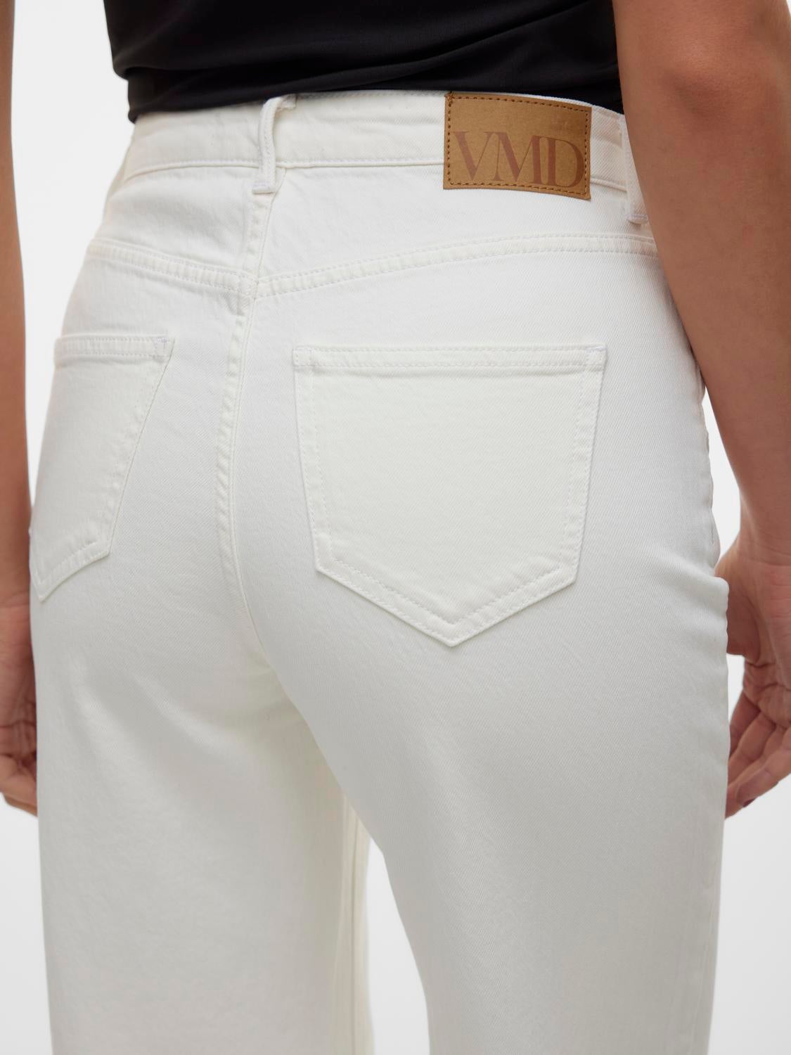 VMTESSA Hohe Taille Weit geschnitten Jeans