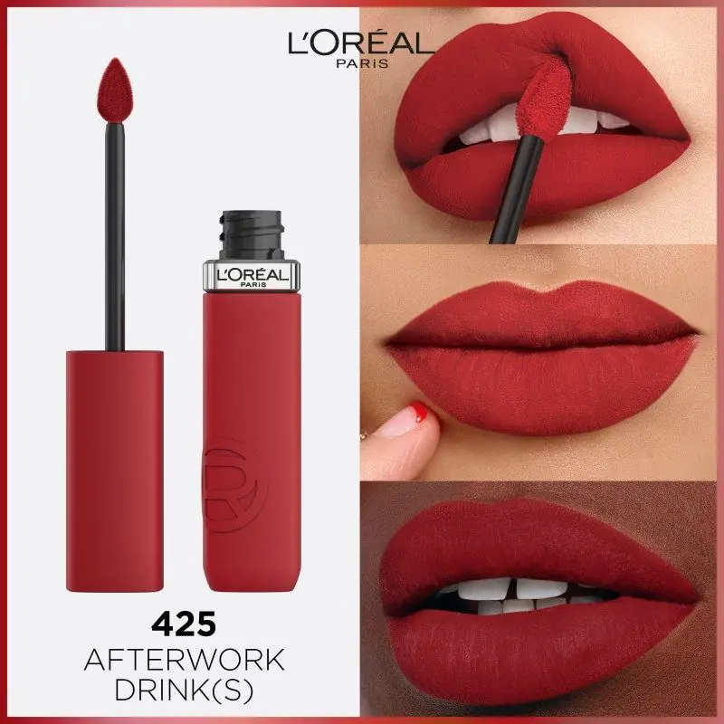 L'Oréal Paris Matte Resistance течни кармин 425 Afterwork Drinks