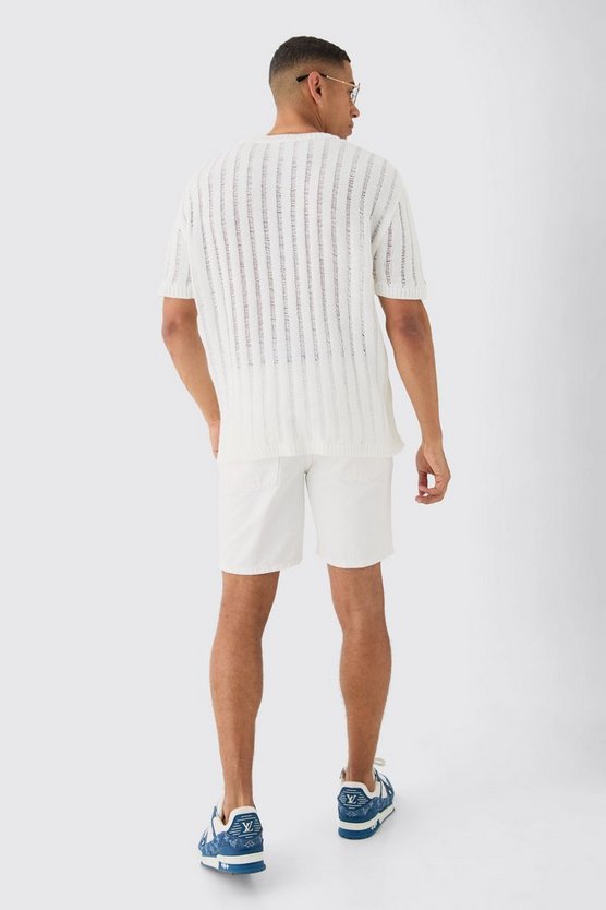 Oversize T-Shirt in Weiß