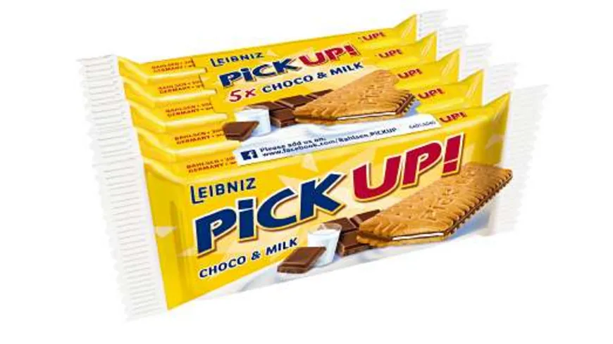 PiCK UP!  Riegel Schokolade und Milch 140 g