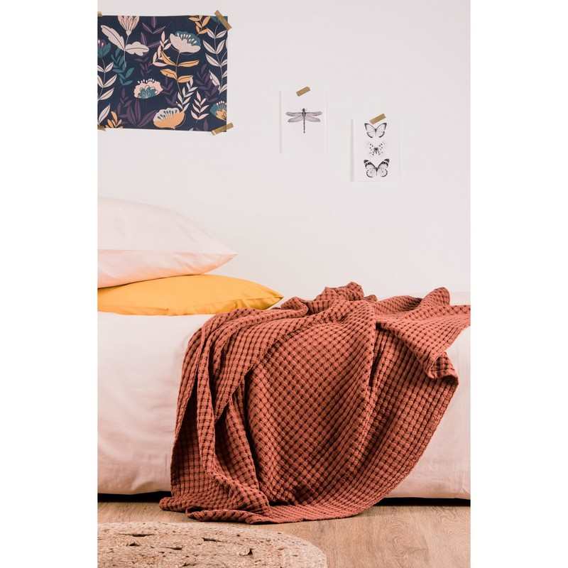 Plaid en Coton Bio Paros