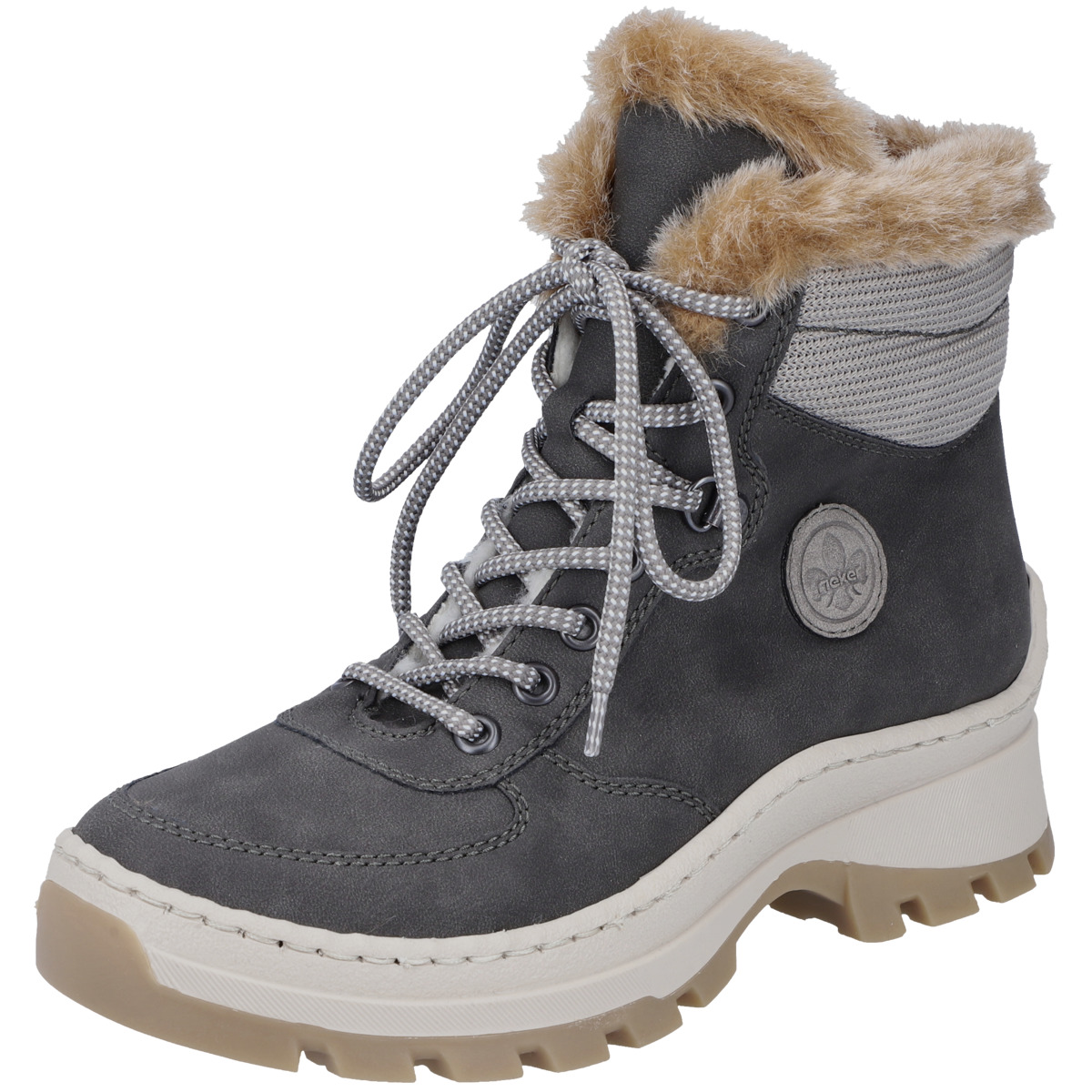 Rieker X9335 Schnürboots dunkelgrau