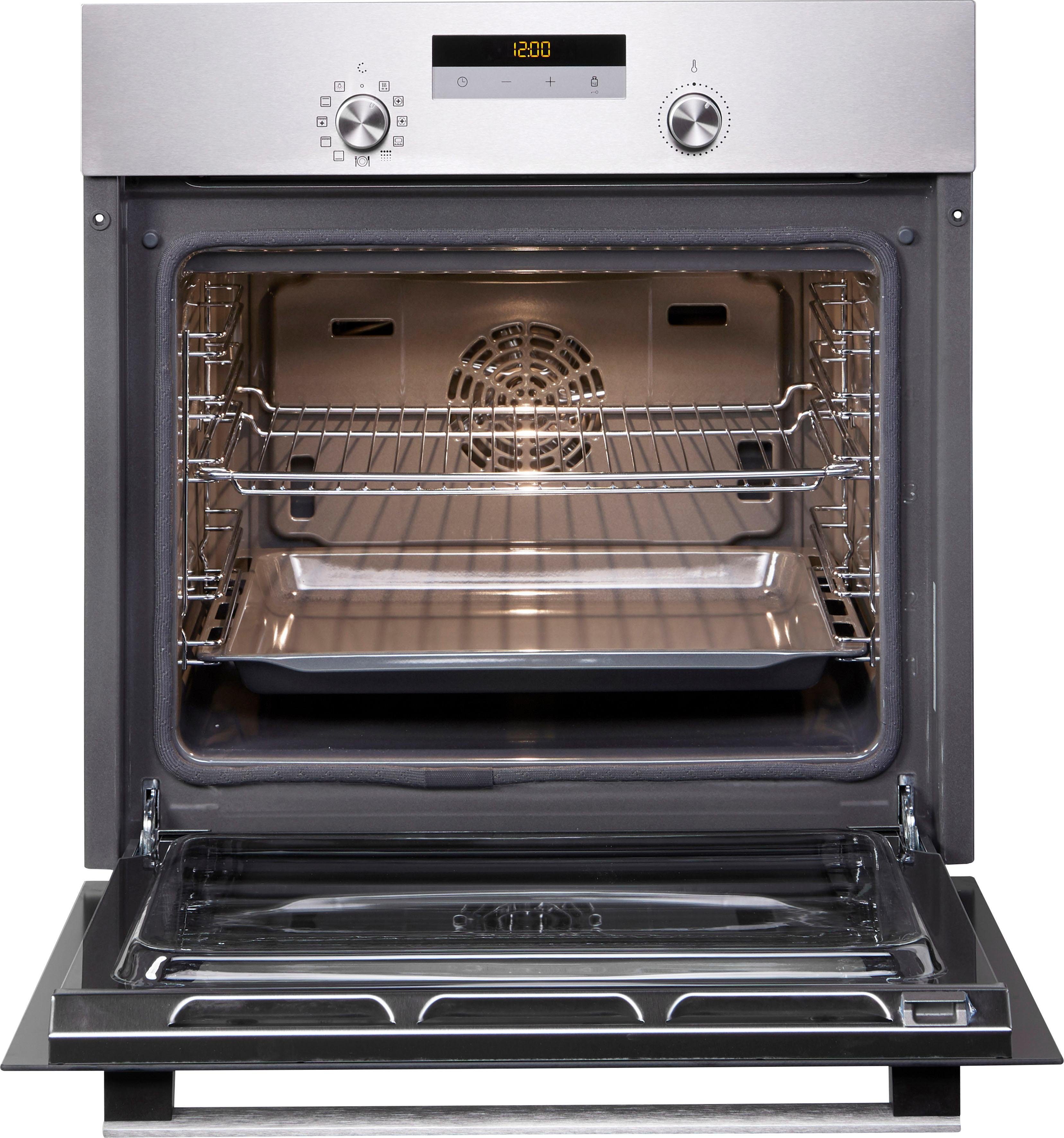 Constructa Pyrolyse Backofen CF2M77050, mit Teleskopauszug nachrüstbar, Pyrolyse-Selbstreinigung