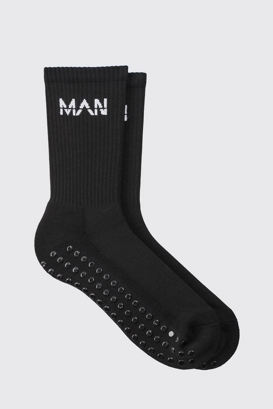 Man Active Trainings Grip Rundhals Socken