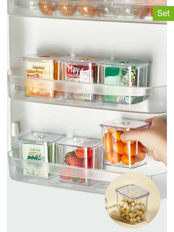 Violeta Home 6er-Set: Vorratsbehälter in Transparent - 350 ml günstig kaufen onesize
