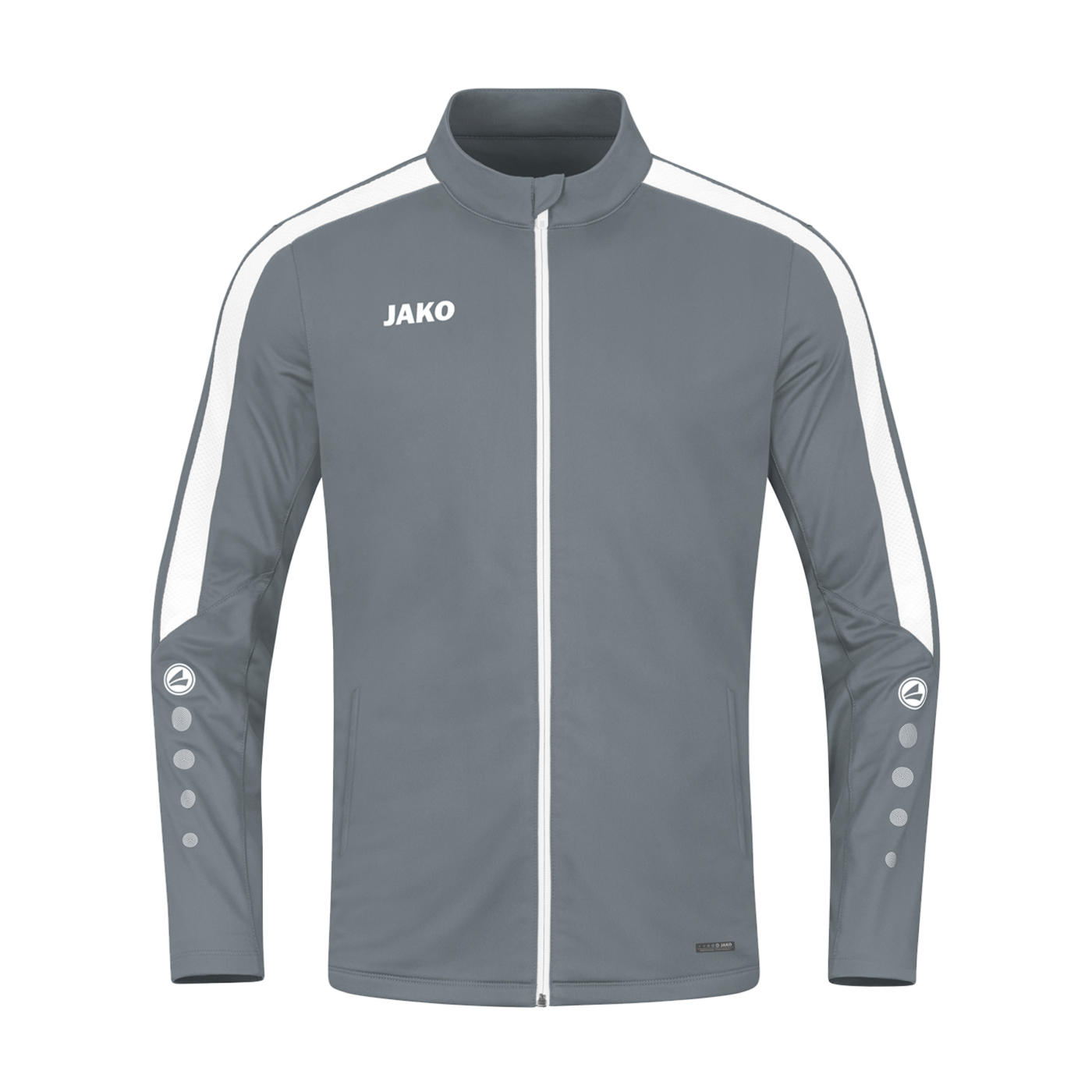 JAKO Power Polyesterjacke Grau Weiss F840