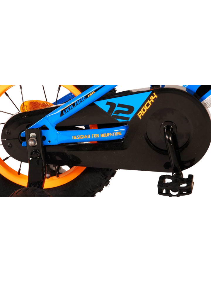 Volare Kinderfahrrad Rocky für Jungen 12 Zoll Kinderrad in Blau Fahrrad 3 Jahre günstig kaufen onesize