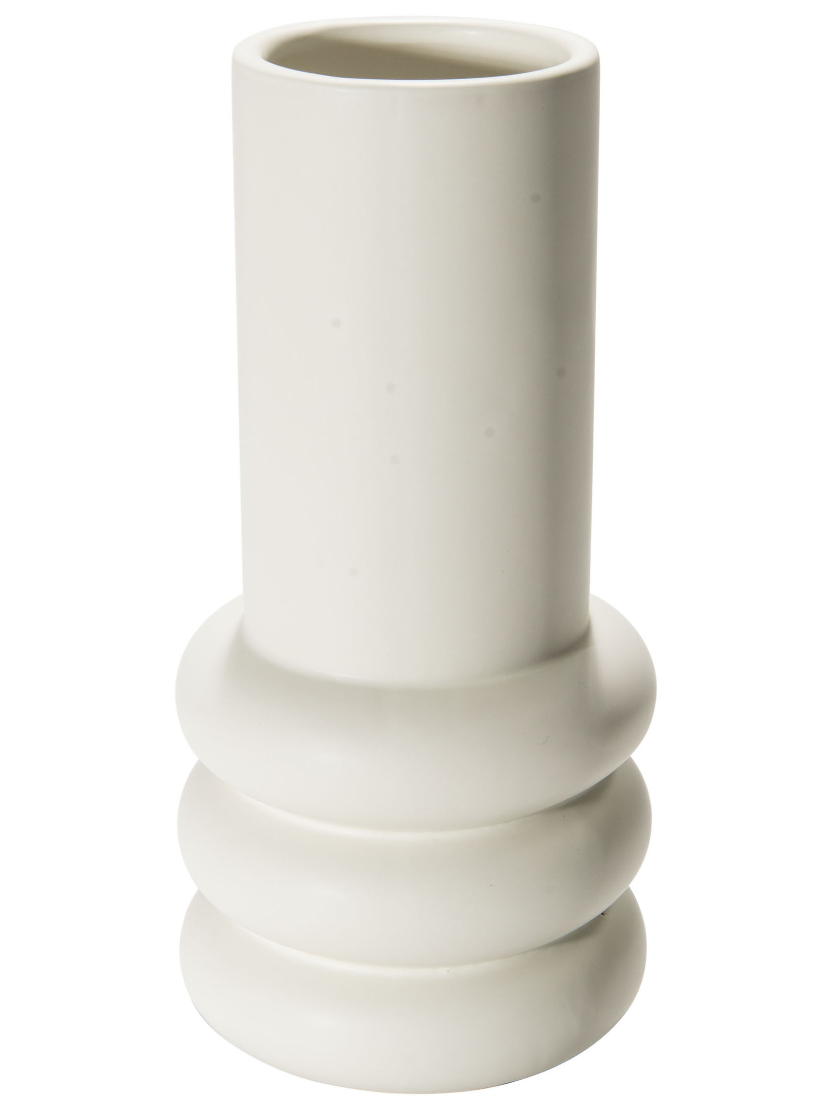 Banda Vase, Creme