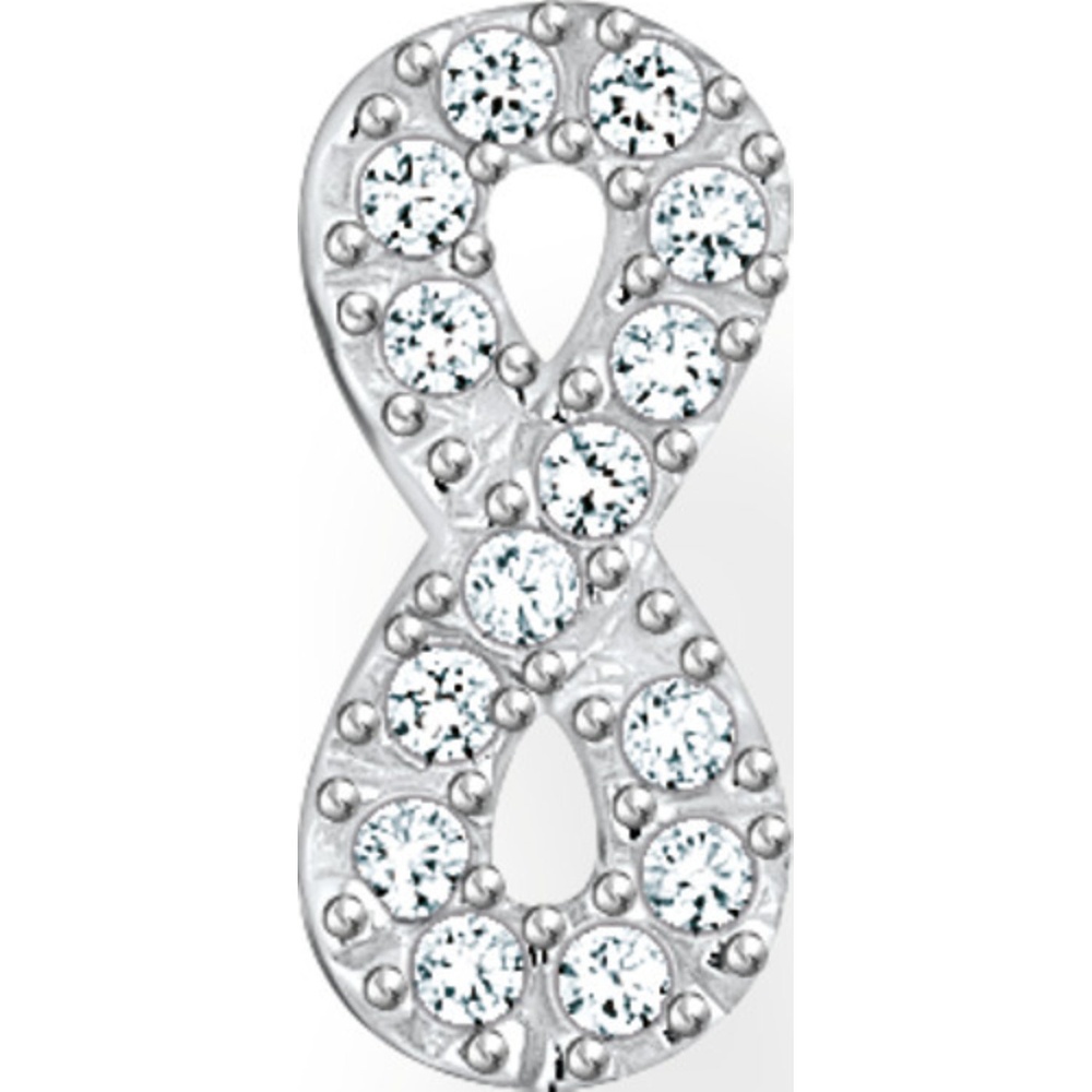 Thomas Sabo Boucle d'oreille unique 925 Argent Boucles d'oreilles