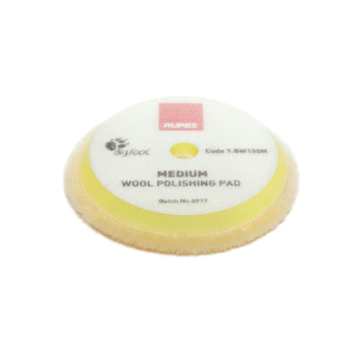 Rupes BigFoot Woll-Polierpad Medium 125mm mittel-hart