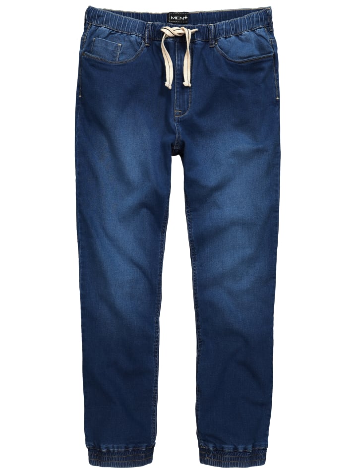 Men Plus Jeanshose in blue denim günstig kaufen