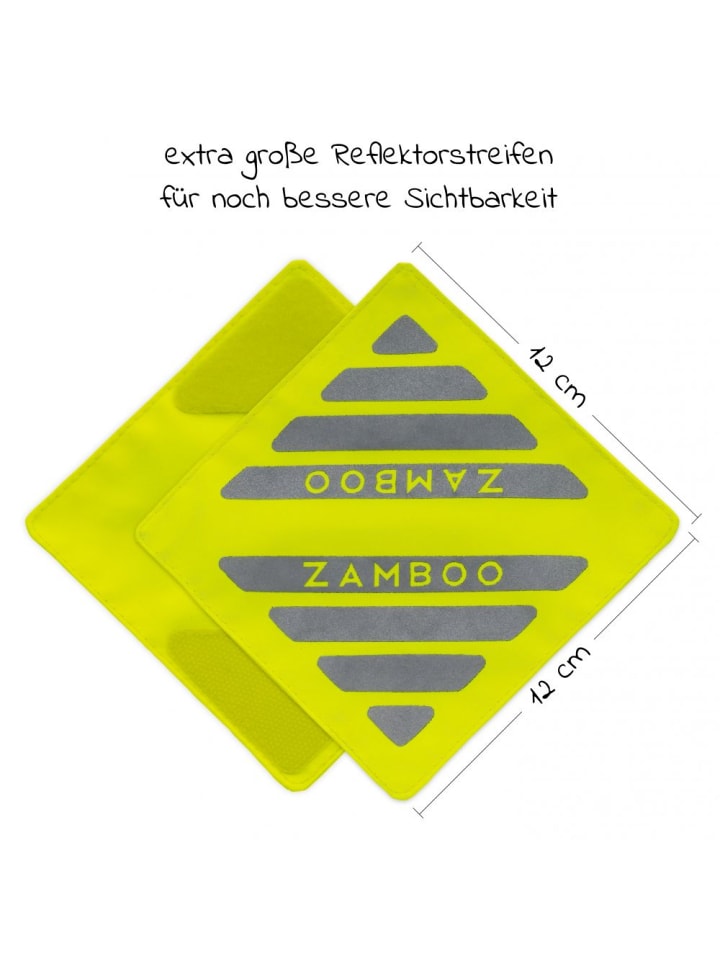 Zamboo Universal Reflektoren für Kinderwagen und Buggys 4er in gelb günstig kaufen onesize
