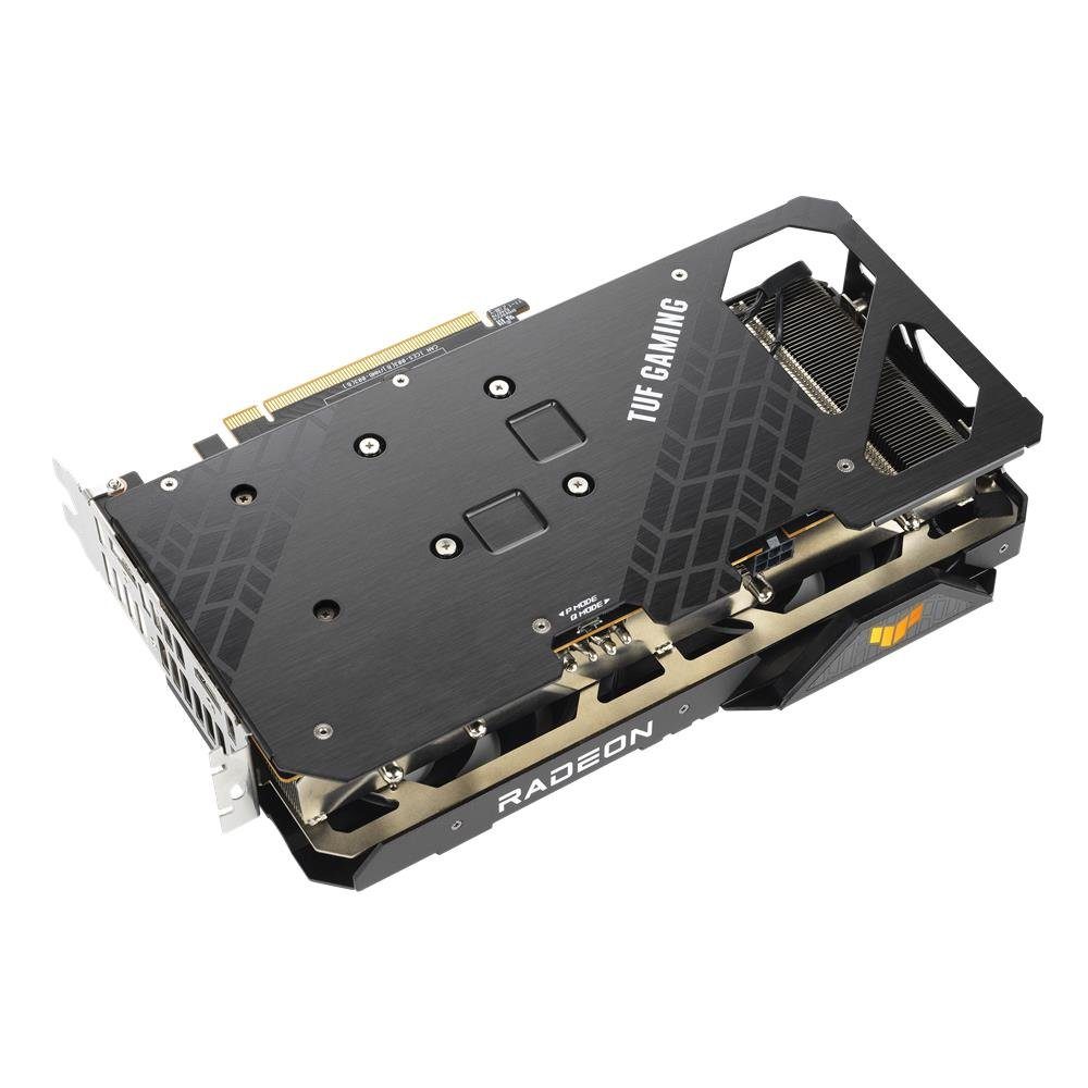 Asus TUF AMD Radeon RX 6500XT OC Grafikkarte (4 GB, GDDR6, Gaming Grafikkarte, GDDR6, PCIe 4.0, Aura Sync, HDMI, DisplayPort)