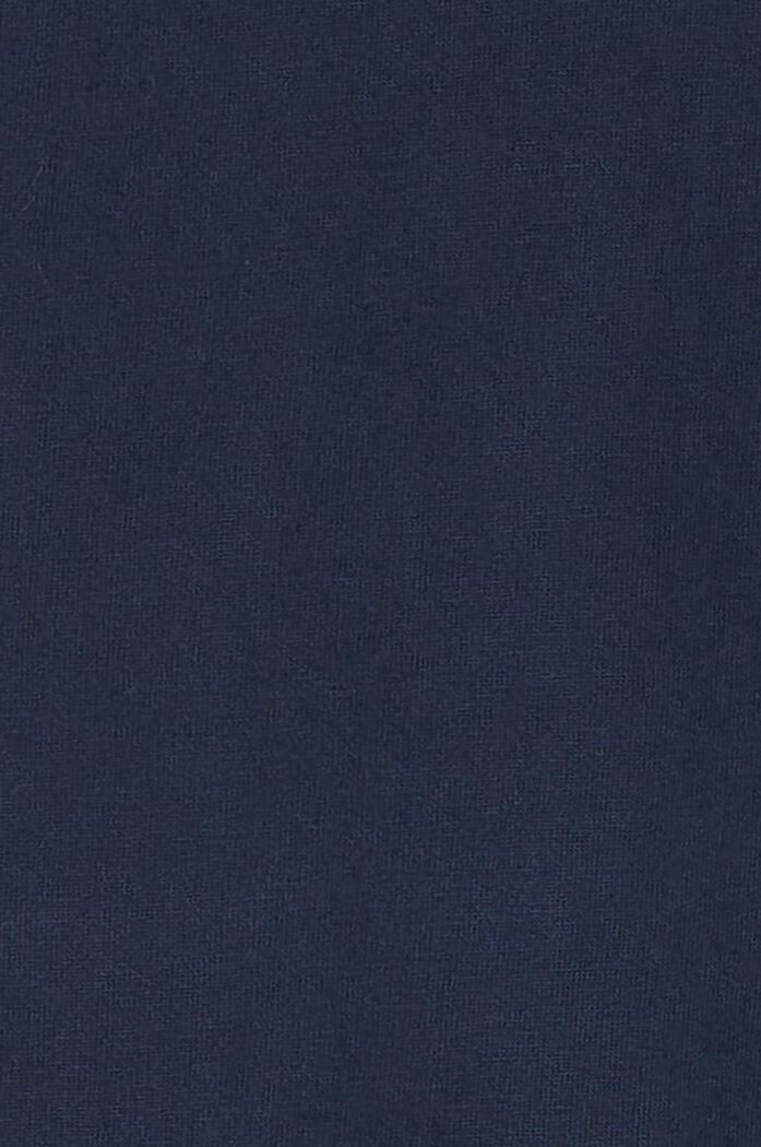 Baumwoll-T-Shirt mit Details aus Lochspitze