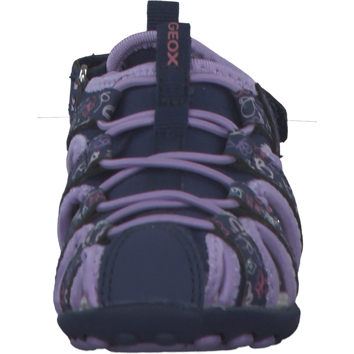Geox J35GRA, Sandalen (Kinder), Kinder, NAVY/DK LILAC