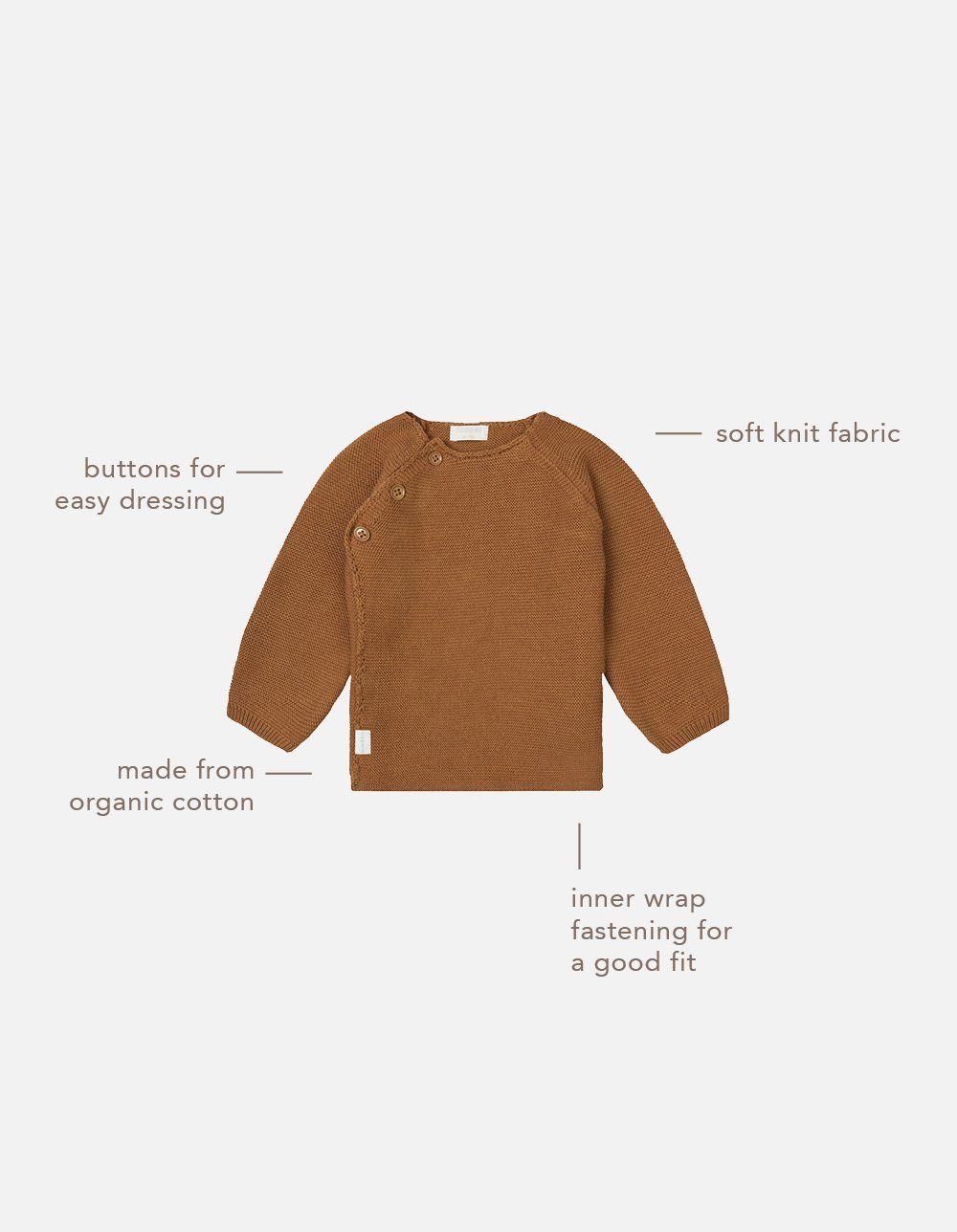 Noppies Cardigan Noppies Strickjacke Pino (1-tlg)