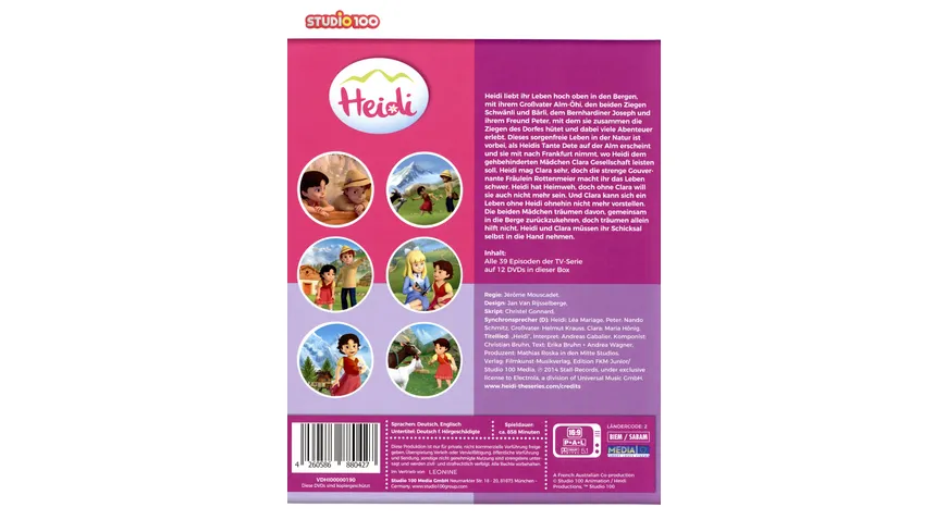 Heidi - CGI/Komplettbox/Staffel 1  [12 DVDs]