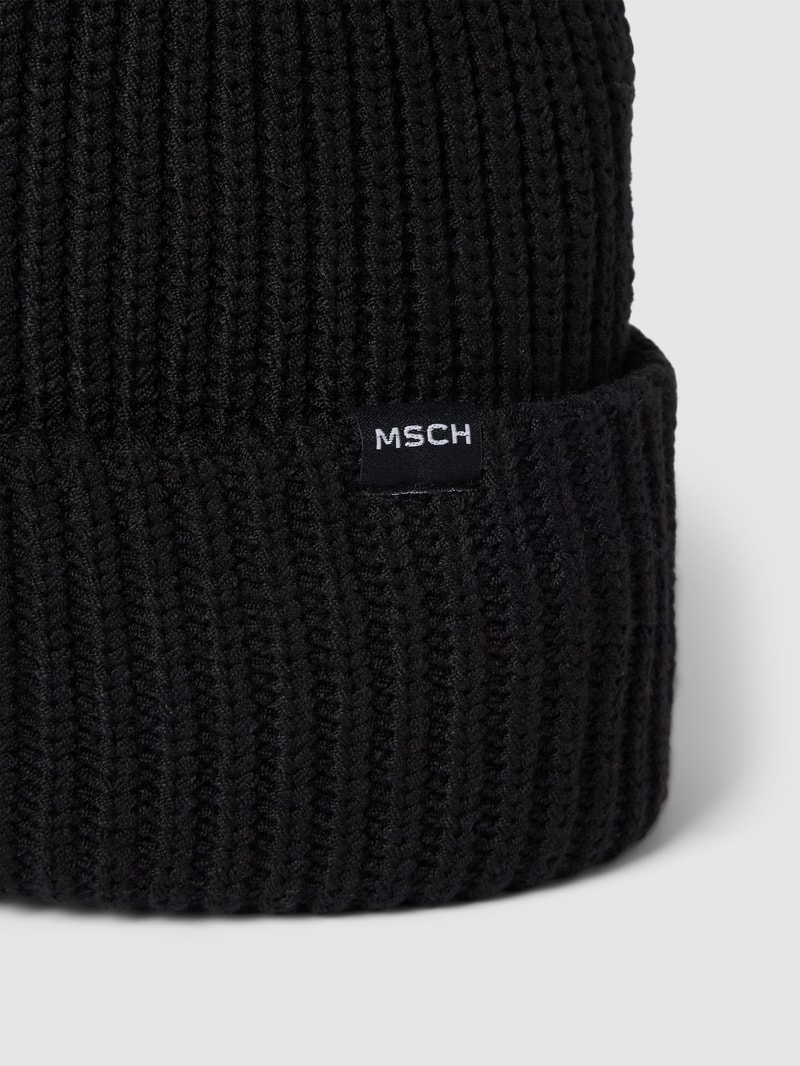 Beanie aus Viskose-Mix Modell 'Galine Rachelle' in schwarz
