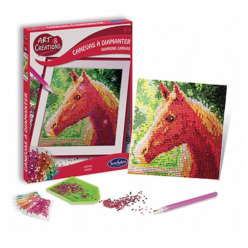 Canevas à diamanter Cheval