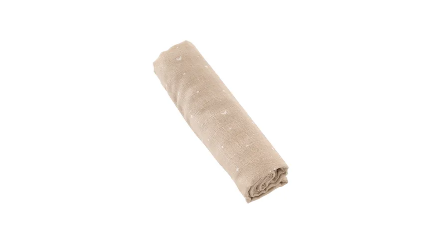 Träumeland Mulltücher 3er-Set 80x80cm beige