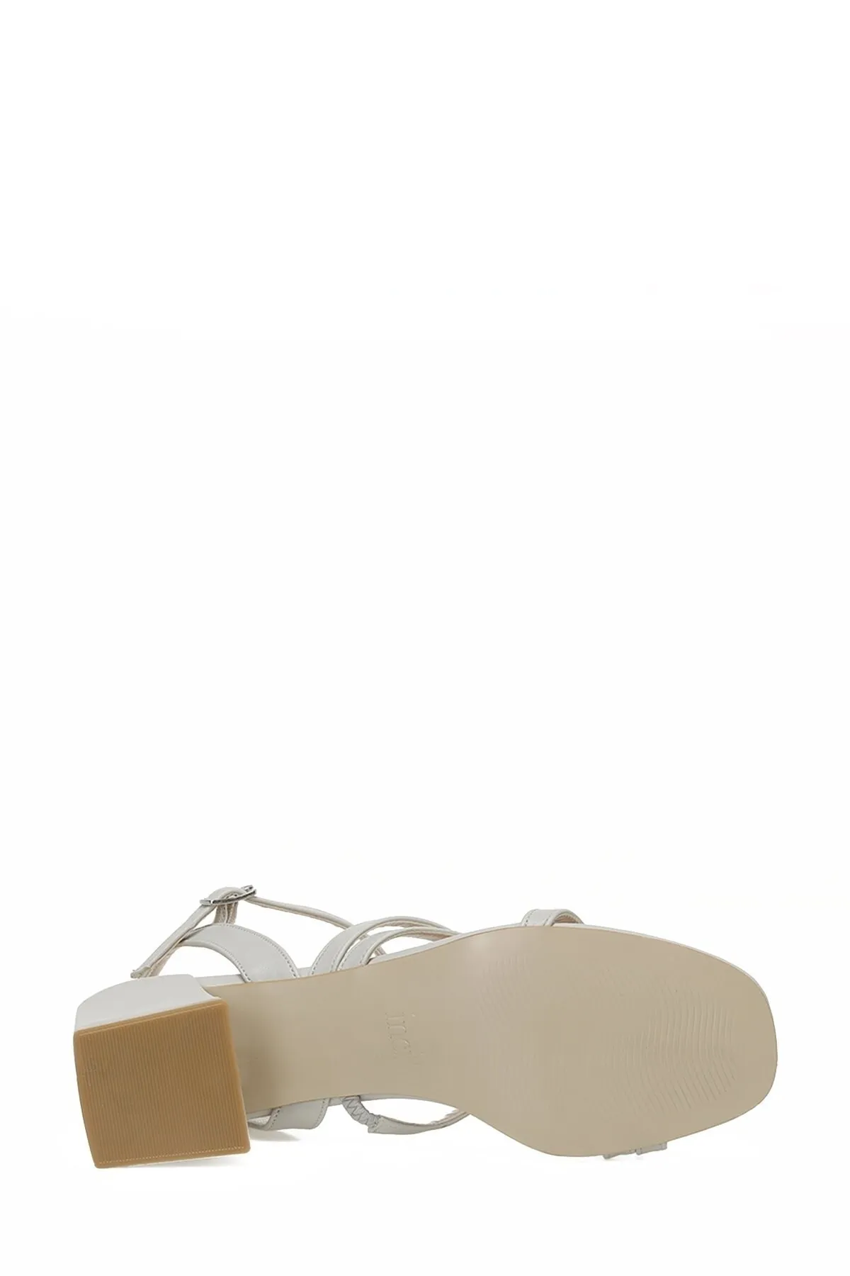İnci  Leila 3fx Graue Damen-Sandalen mit Absatz